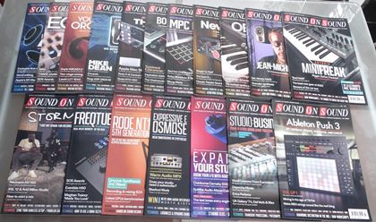 various-Sound on Sound mags x34 2022-25